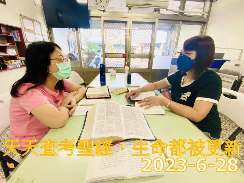 天天查考聖經、生命都被更新